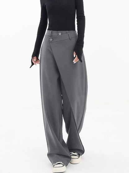 Margaret – Pantalon Baggy Asymétrique pour Femmes