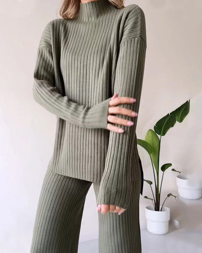 Ensemble deux pièces chic avec fente