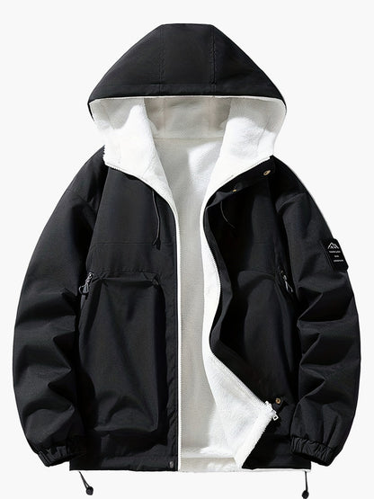 Veste Homme à Capuche Style Urbain Décontracté pour l’Hiver