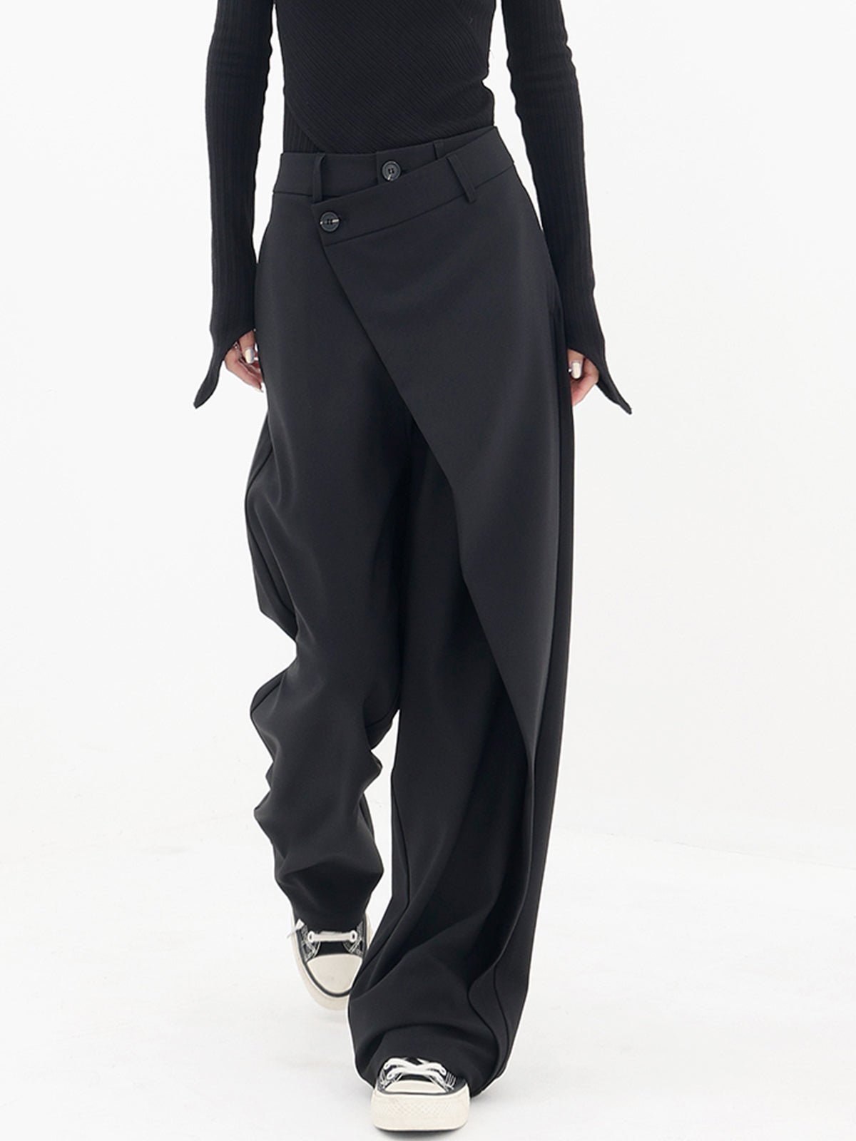 Wenche -Pantalon Baggy Asymétrique