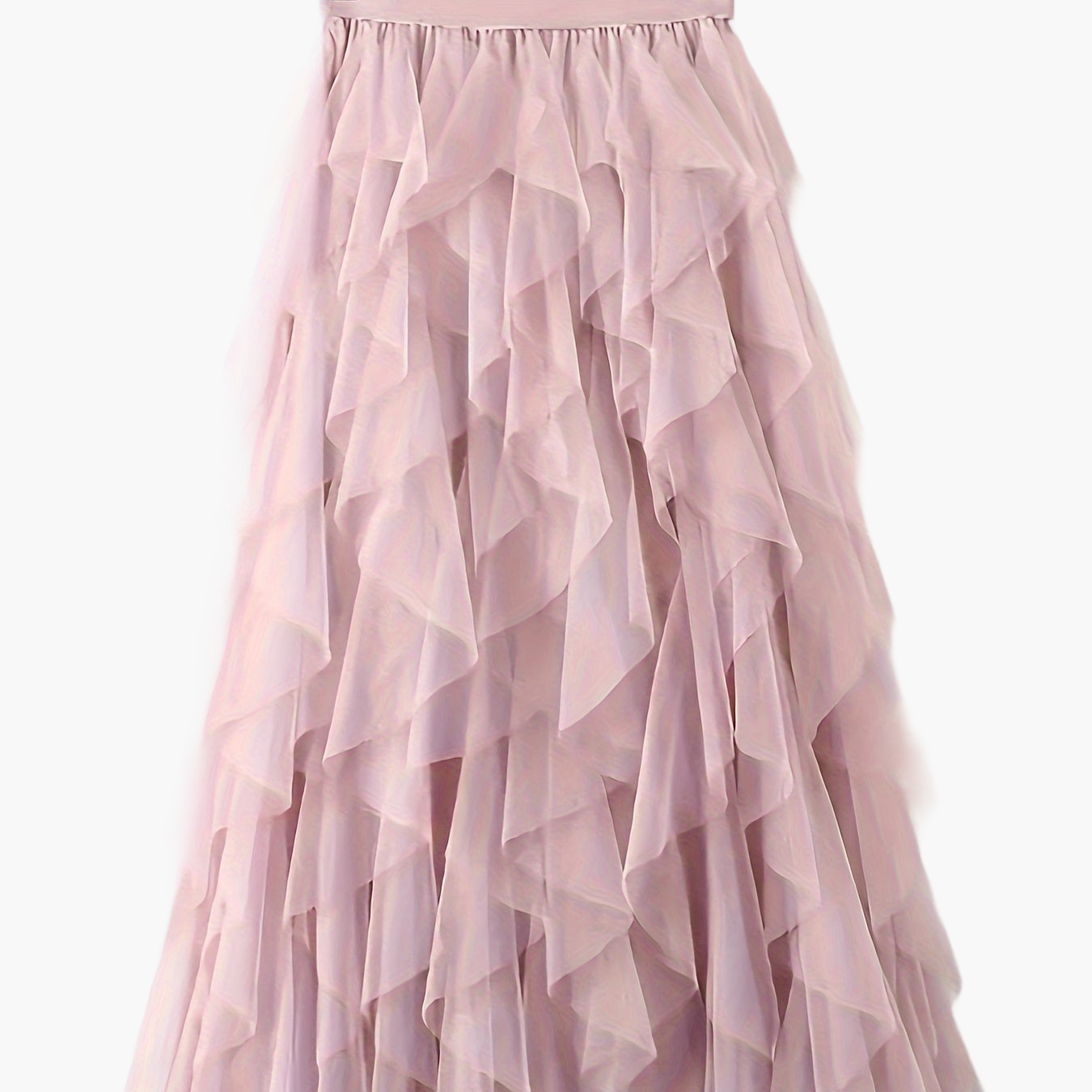 Jupe longue à volants style bohème pour femme, élégante et tendance, idéale pour occasions spéciales et looks romantiques