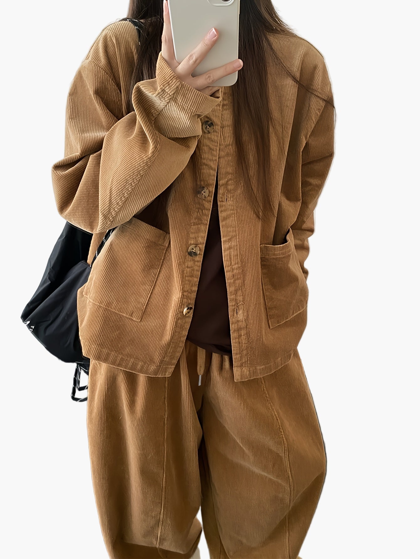 Ensemble Femme Décontracté Élégant Style Urbain Automne Hiver