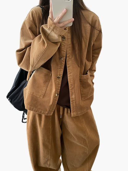 Ensemble Femme Décontracté Élégant Style Urbain Automne Hiver