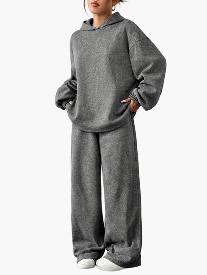 Ensemble de survêtement décontracté pour femme, style ample, idéal pour détente et loisirs