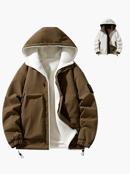 Veste Homme à Capuche Style Urbain Décontracté pour l’Hiver