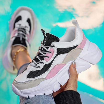 Sneakers da donna autunnali con suola spessa