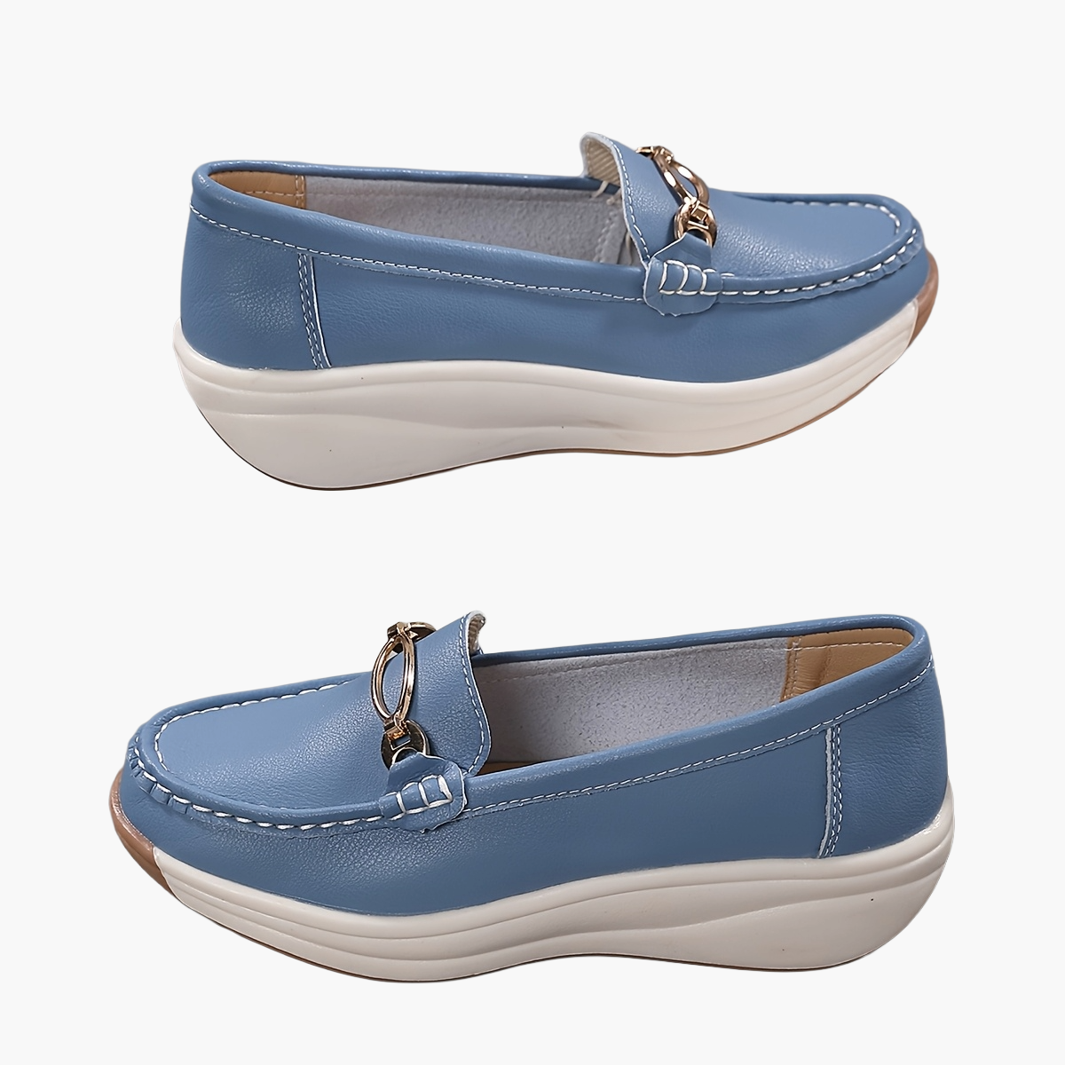 Elegante sleehak mocassins voor dames in casual chique stijl