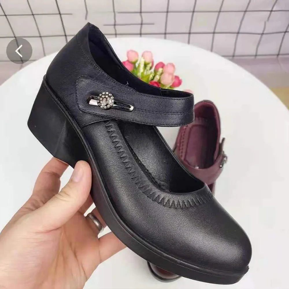 Chaussures à Boucles Confortables pour Femmes