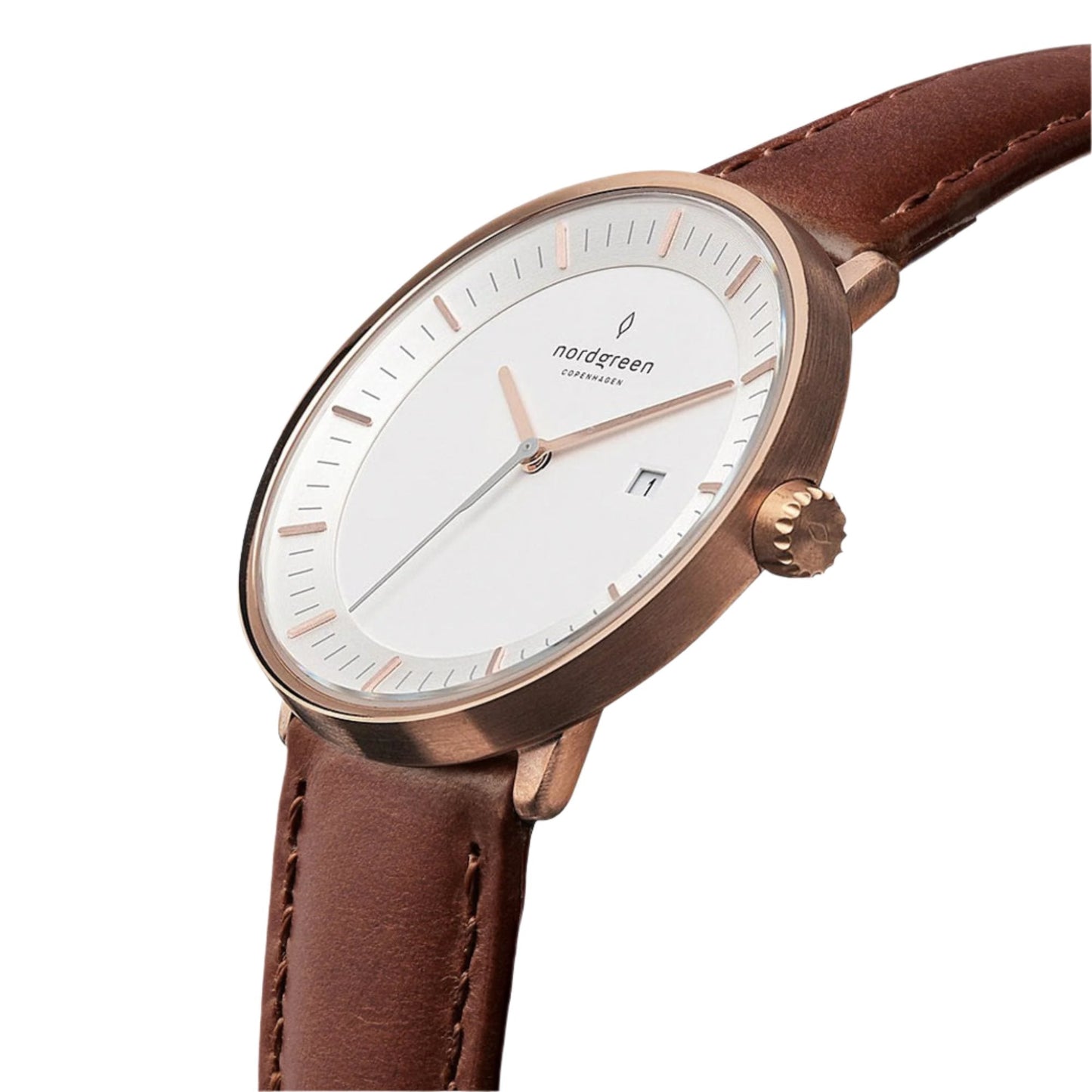 Phillip – Montre unisexe avec bracelet en cuir