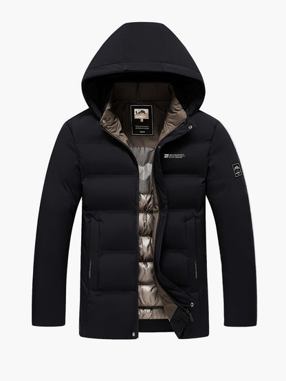 Doudoune à Capuche Homme Style Urbain Hiver Décontracté