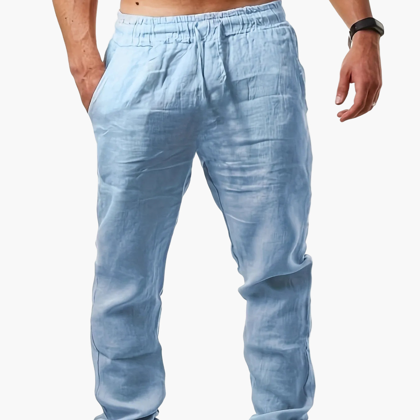 Heren casual joggingbroek met rechte pijpen voor de zomer