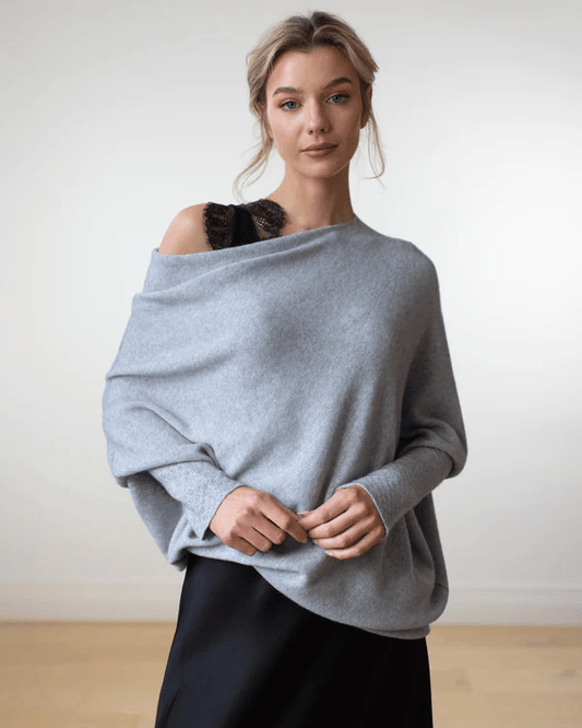 Pull Drapé Asymétrique