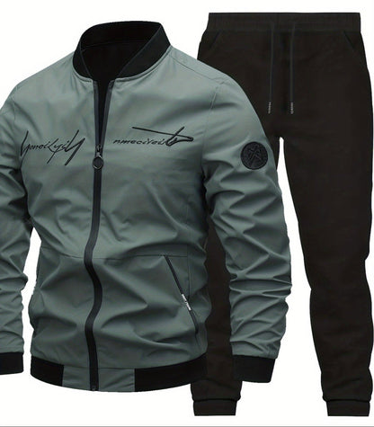 Giacca stile baseball casual da uomo – Moda urbana ed eleganza quotidiana