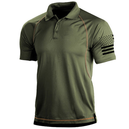 Jason – Polo à Manches Courtes avec Col et Style Asymétrique