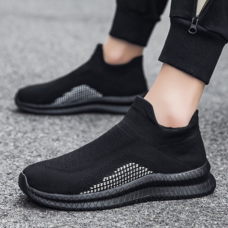 Afslappede herresneakers i urban stil med slip-on – lette vandresko