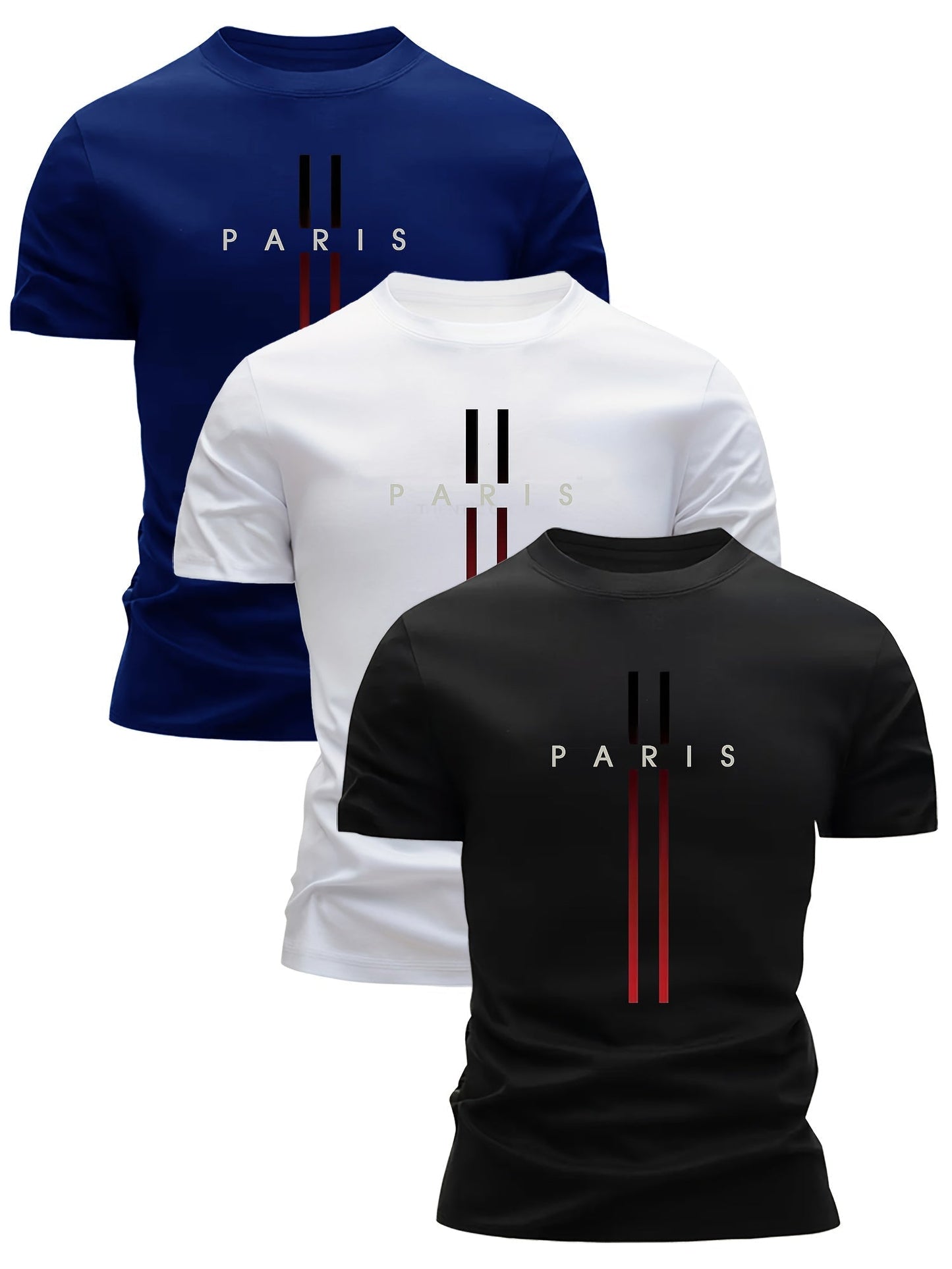 T-shirt homme style urbain Paris graphique tendance pour loisirs et sorties
