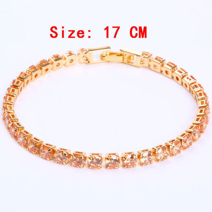 Tracy – Bracelet en Zircon avec Design Géométrique