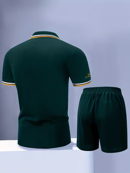 Zestaw polo i szorty casual dla mężczyzn – nowoczesny styl idealny na lato