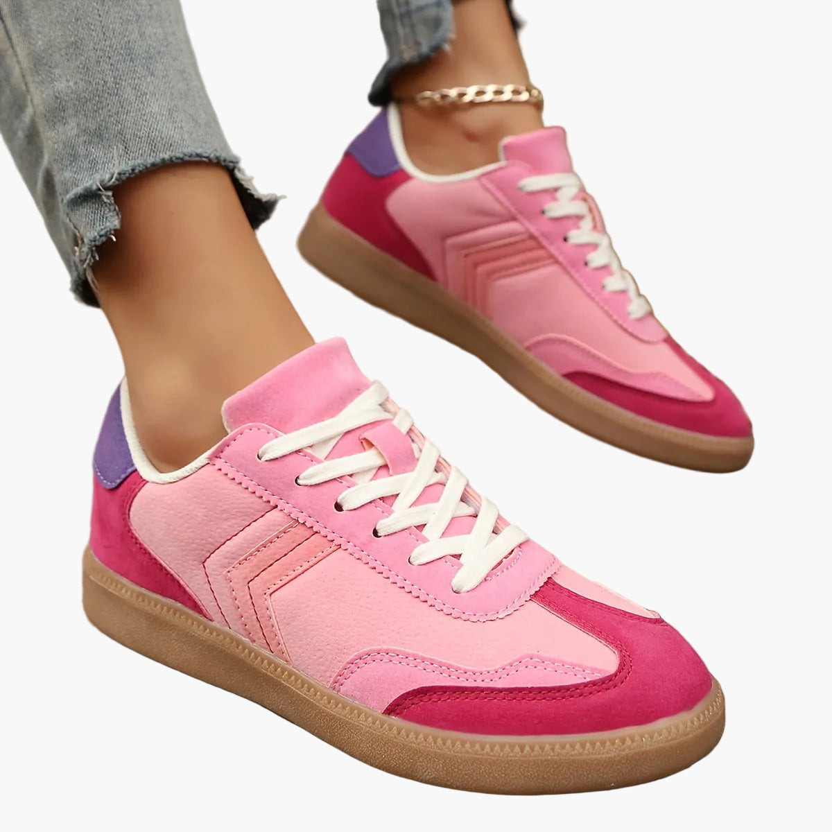 Afslappede sneakers til kvinder i urban retrostil