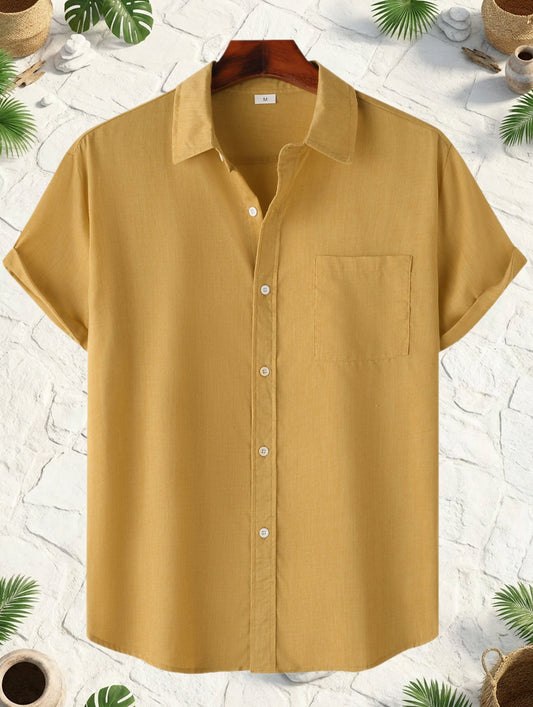 Men's casual short-sleeve shirt summer style