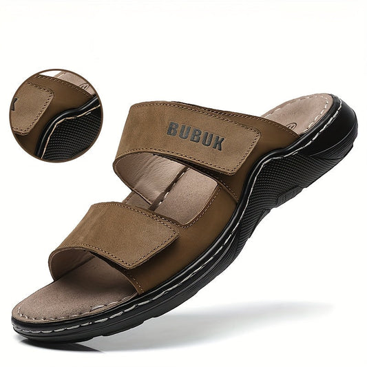 Sandali da passeggio sportivi uomo con doppia fibbia BUBUK – comfort quotidiano, stile casual