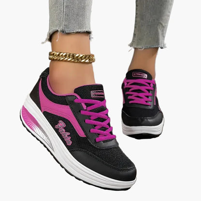 Comfortable orthopedic shoes for women - fashionable everyday sneakers