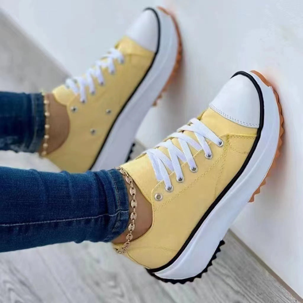 Karen – Chaussures Hautes en Toile Décontractées