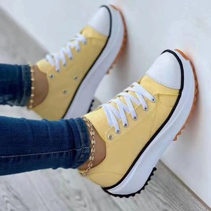 Karen – Chaussures Hautes en Toile Décontractées