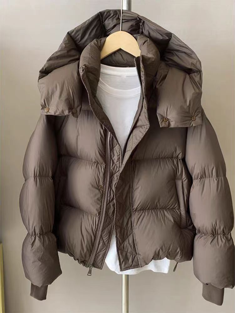 Merethe - Puffer-Winterjacke mit Kapuze für Frauen