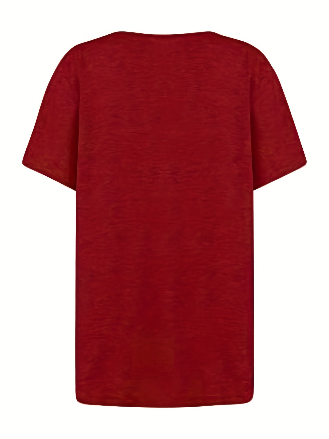 T-shirt donna con scollo asimmetrico e bottoni, stile casual chic per tempo libero o uscite