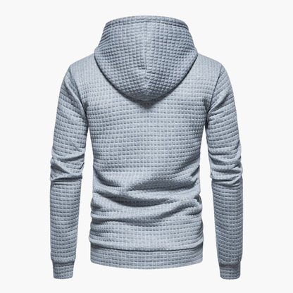 Hoodie à Capuche Homme Style Décontracté Motif Carreaux – Confort Moderne pour Tous les Jours