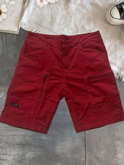 Avslappnade cargo-shorts för herr i utilitaristisk stil – Perfekta för fritid och helger