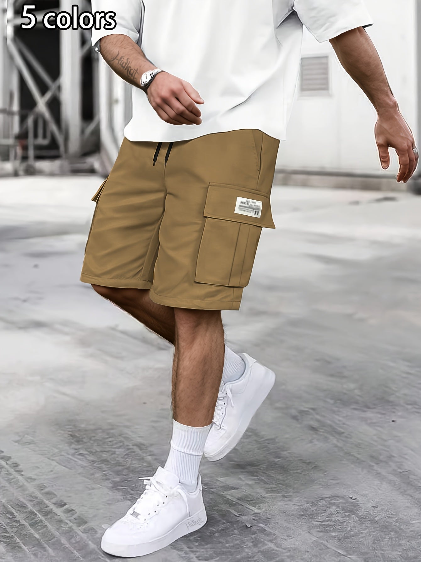 Short cargo décontracté pour homme avec poches multiples – Style urbain polyvalent