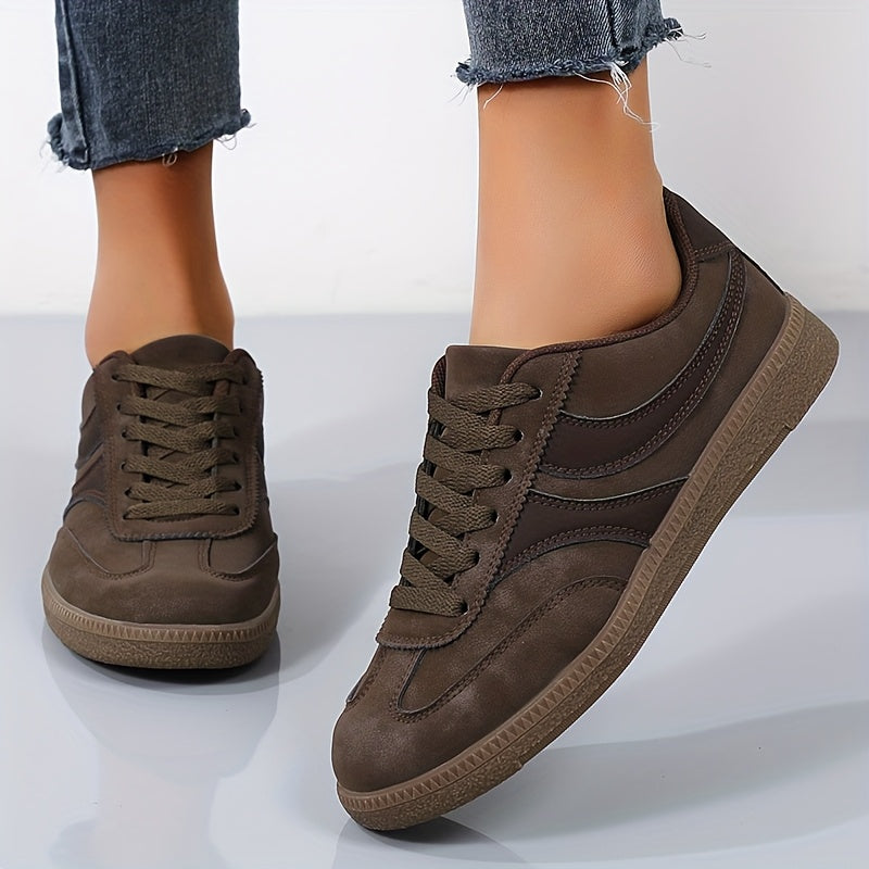 Sneakers vintage casual da donna, stile urbano versatile