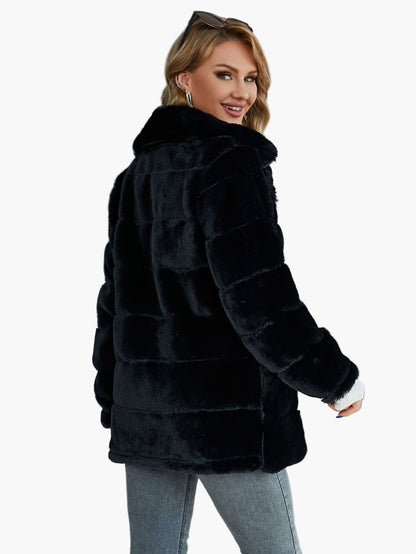 Manteau femme élégant style urbain pour l’automne et l’hiver