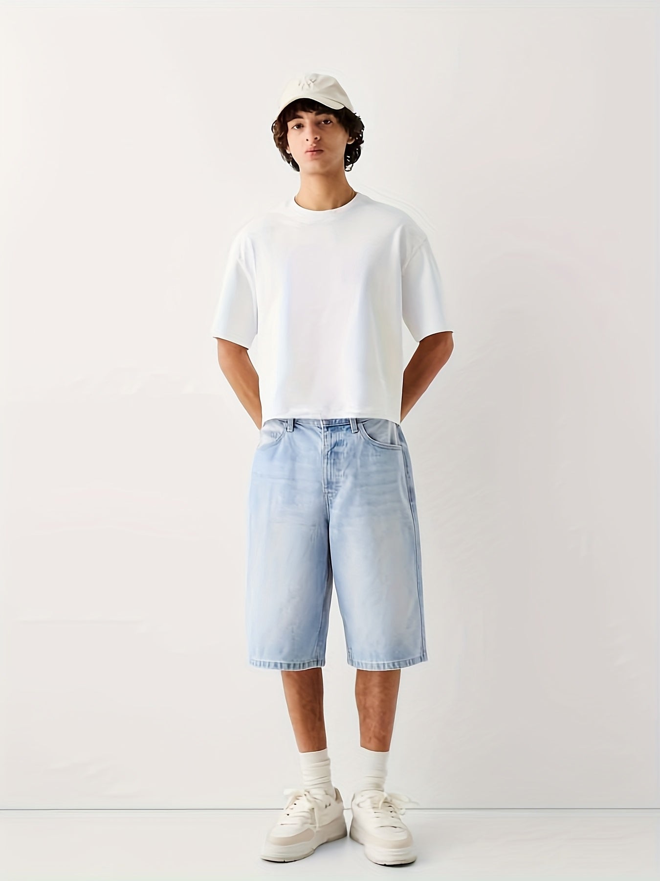 Bermuda ample pour homme style décontracté urbain