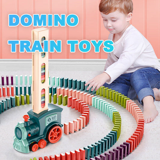 Jouet Train Domino Automatique pour Enfants – Développement de l’Imagination et Coordination