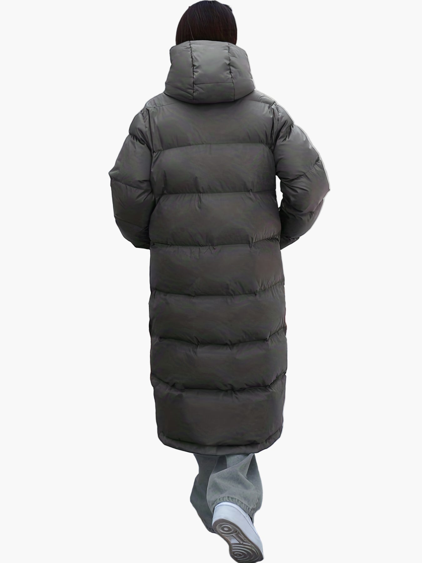 Doudoune Longue Élégante Femme Style Urbain Hiver