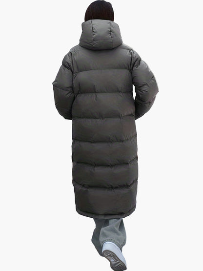 Doudoune Longue Élégante Femme Style Urbain Hiver