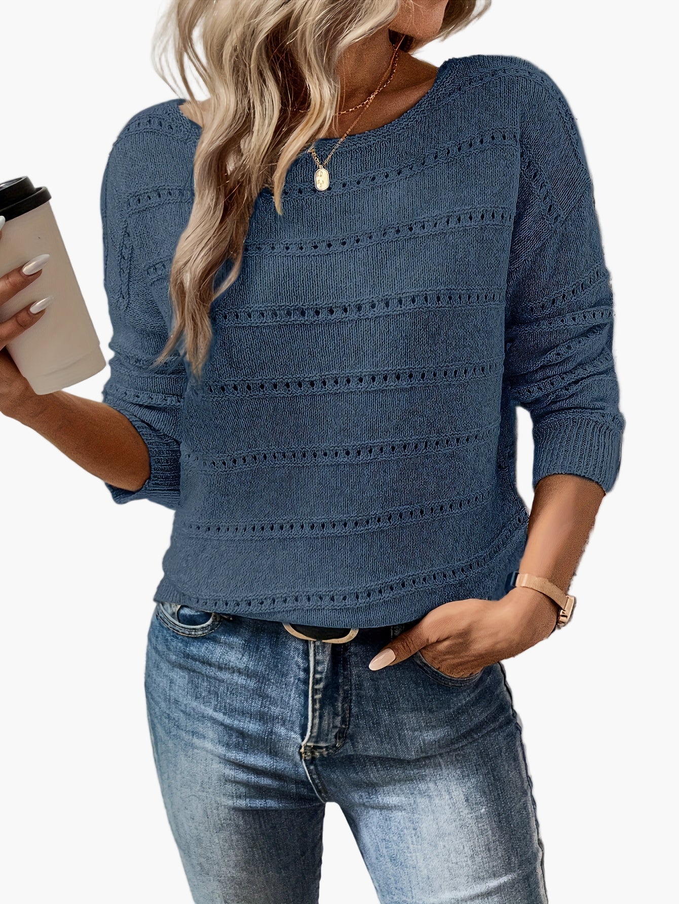 Pull Femme Élégant Style Décontracté pour Automne/Hiver