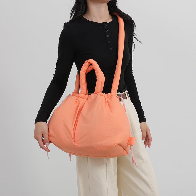 Andrea – Sac à bandoulière léger en coton avec grande capacité