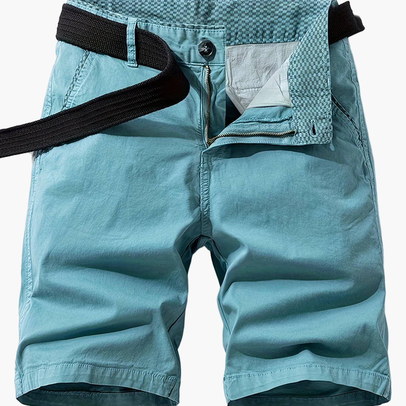 Shorts casuals pour homme avec ceinture – style décontracté été