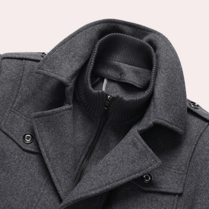 Manteau d'Hiver Élégant pour Hommes Style Business et Quotidien