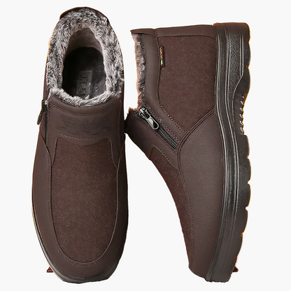 Bottines orthopédiques homme confort quotidien style moderne usage hivernal