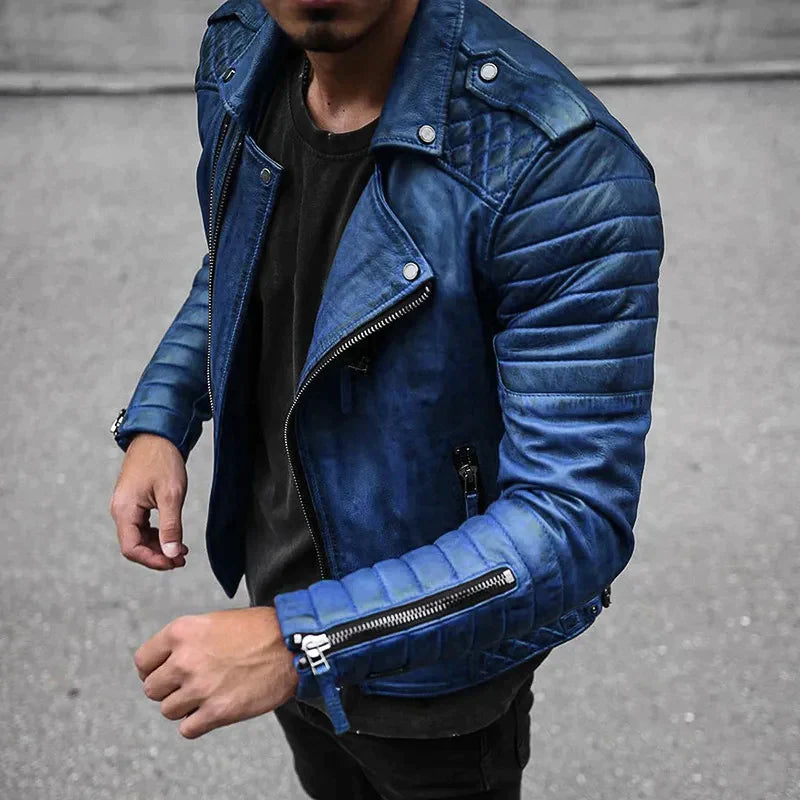 Keith - Veste et Cuir Slim Fit