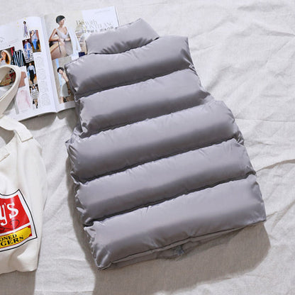 Bodywarmer matelassé femme style décontracté pour l'extérieur et la mi-saison