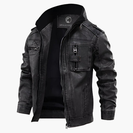 Blouson motard homme style urbain tendance – Veste polyvalente pour sorties et vie quotidienne