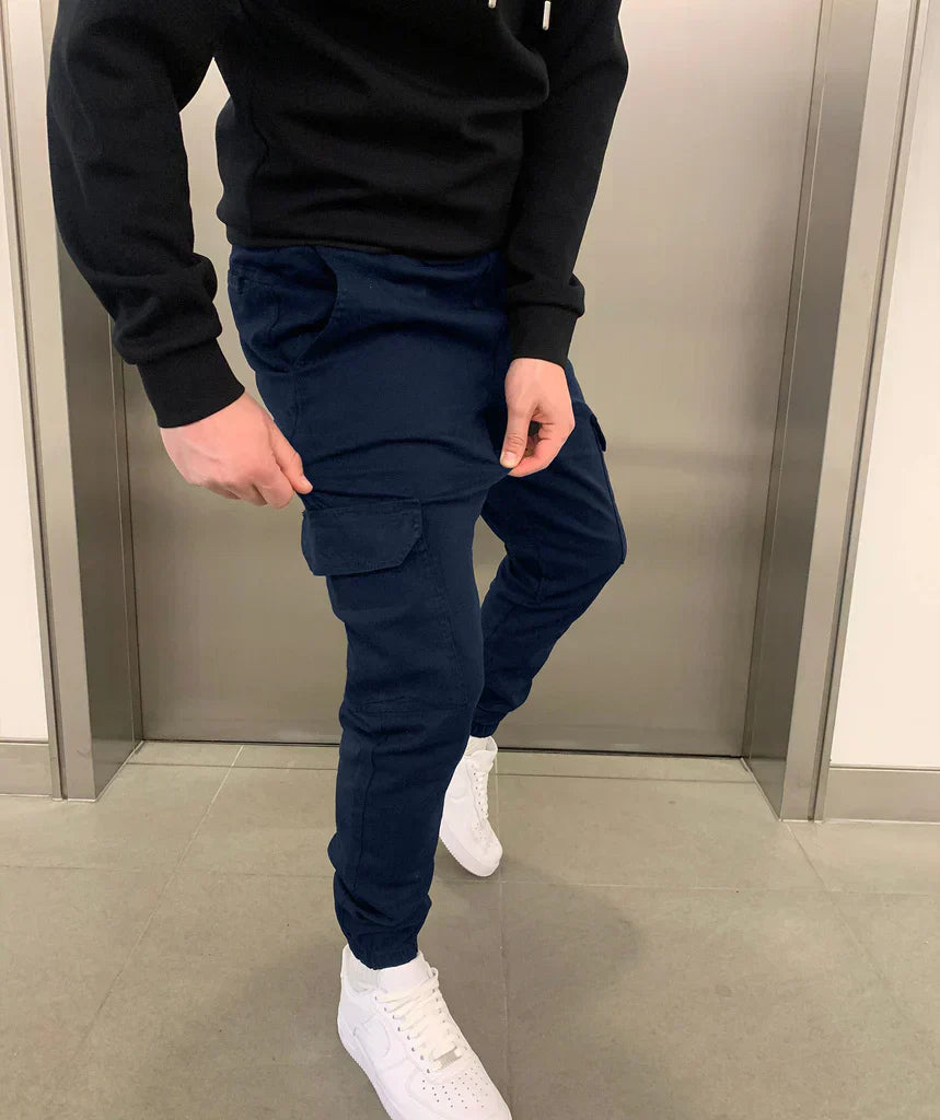 Cargo jogger trousers for men, urban and casual style