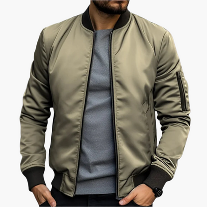 Blouson Bombardier Homme Style Urbain Décontracté pour Mi-Saison