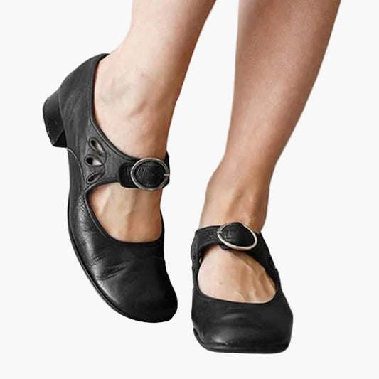Scarpe con cinturino donna stile retrò comfort quotidiano eleganti